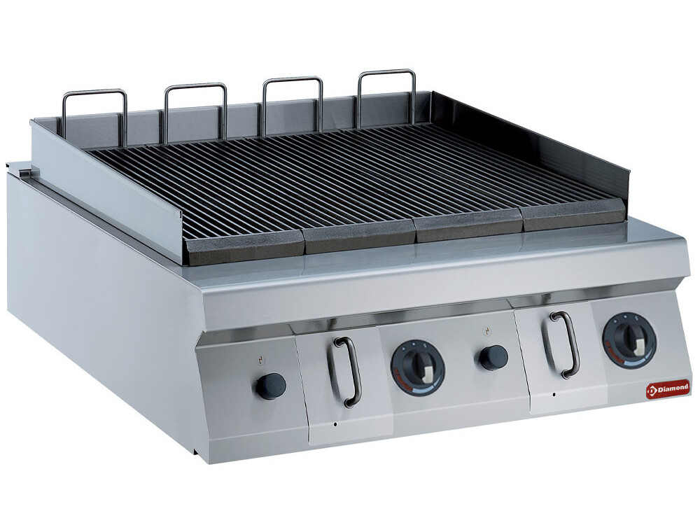 Grill gaz 800mm - - professionnel professionnel de qualité