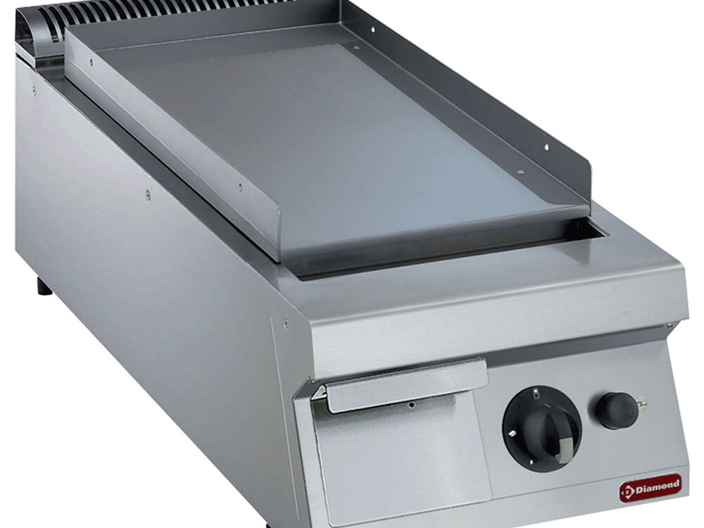 Plaque de cuisson gaz, lisse -- - équipement professionnel de qualité