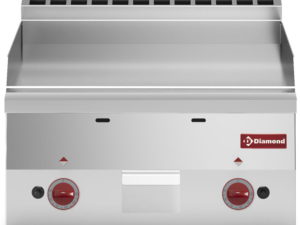 Plaque de cuisson gaz, surface lisse -Top- - équipement professionnel de qualité