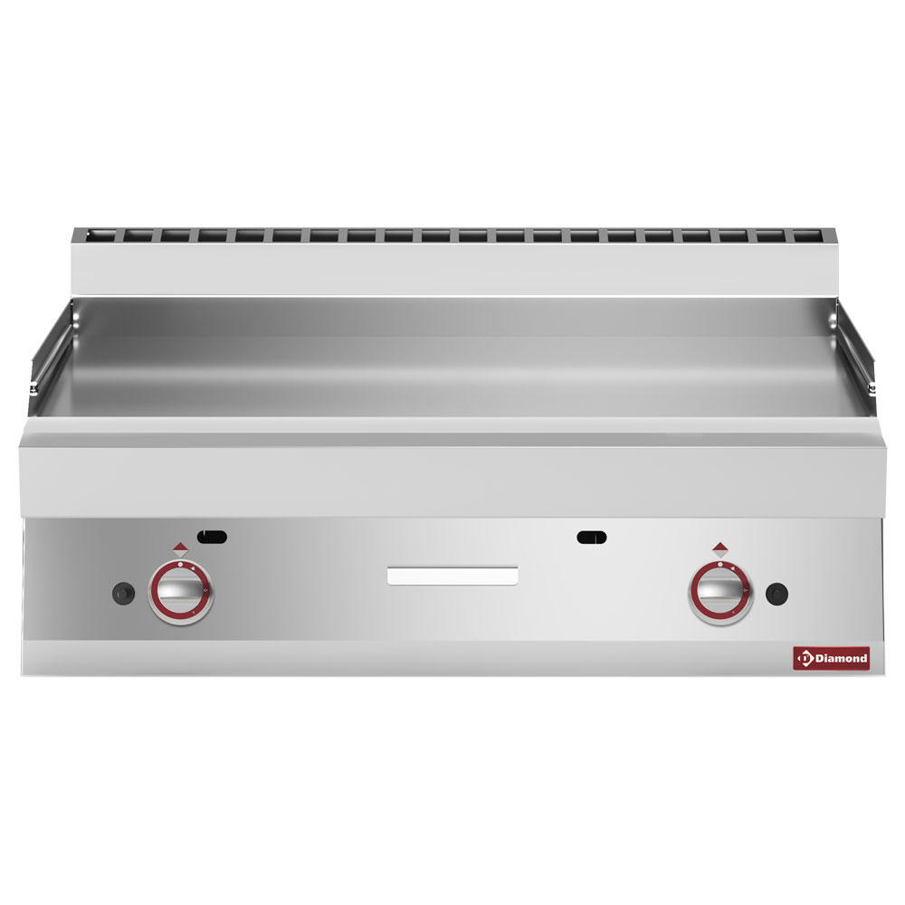 Plaque de cuisson gaz -,  surface lisse - équipement professionnel de qualité
