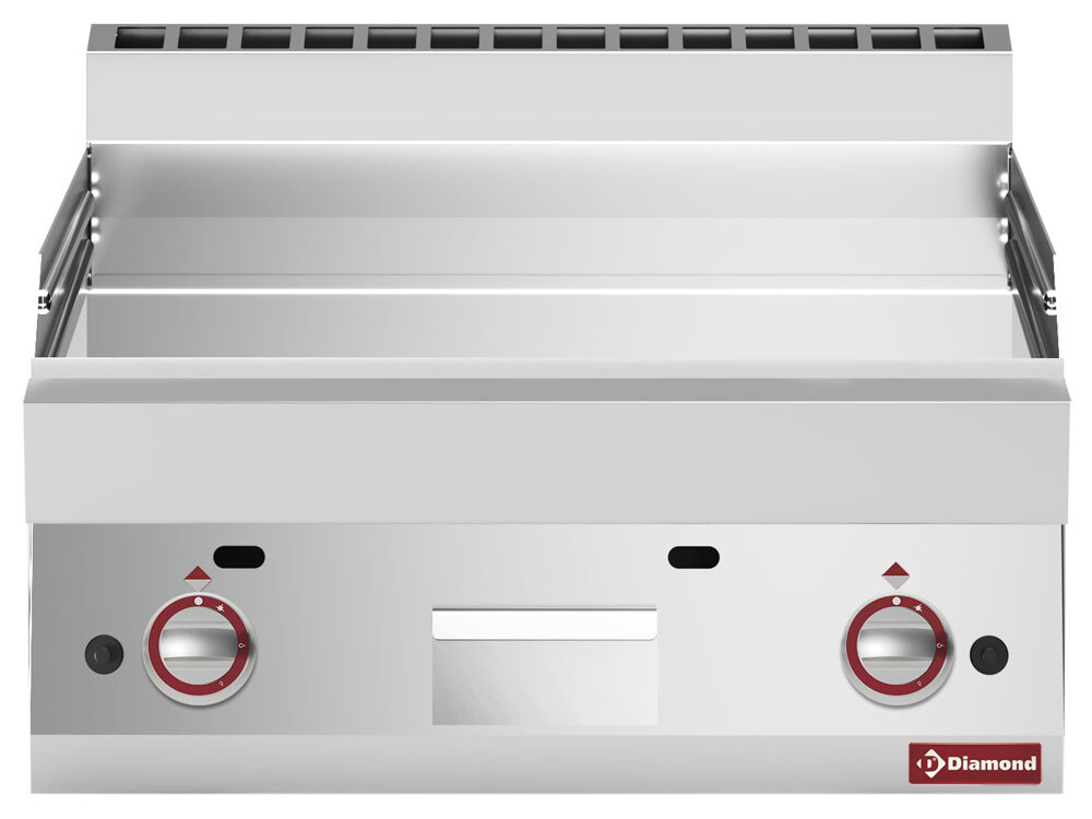 Plaque de cuisson gaz lisse -Top- chrome dur 