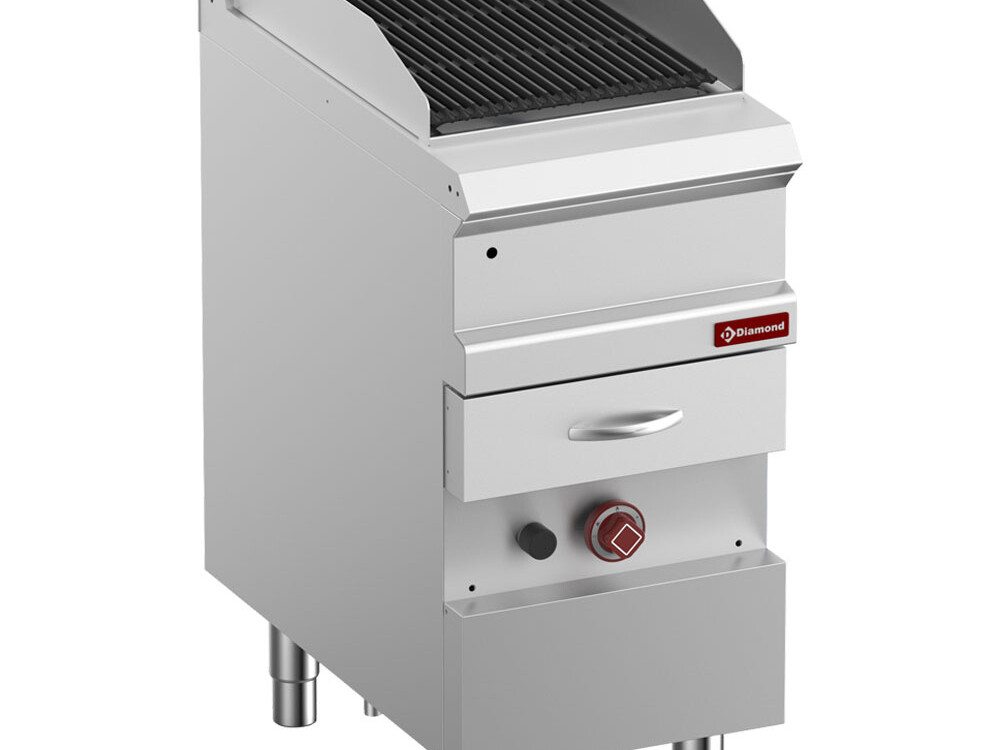 Grill Vapeur gaz,  grille en fonte 