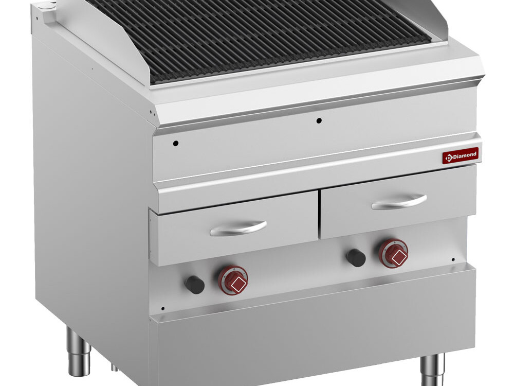 Grill Vapeur gas, grille en fonte