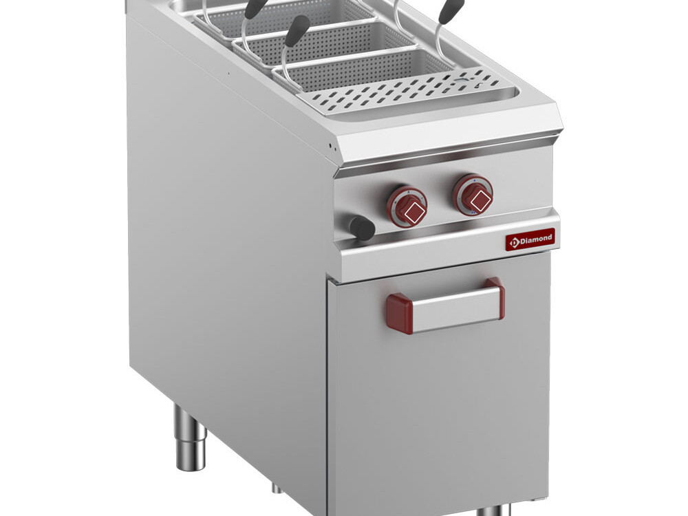 Cuiseur à pâtes gaz,  1 cuve 40 lit. sur meuble fermé ... - restauration professionnel de qualité