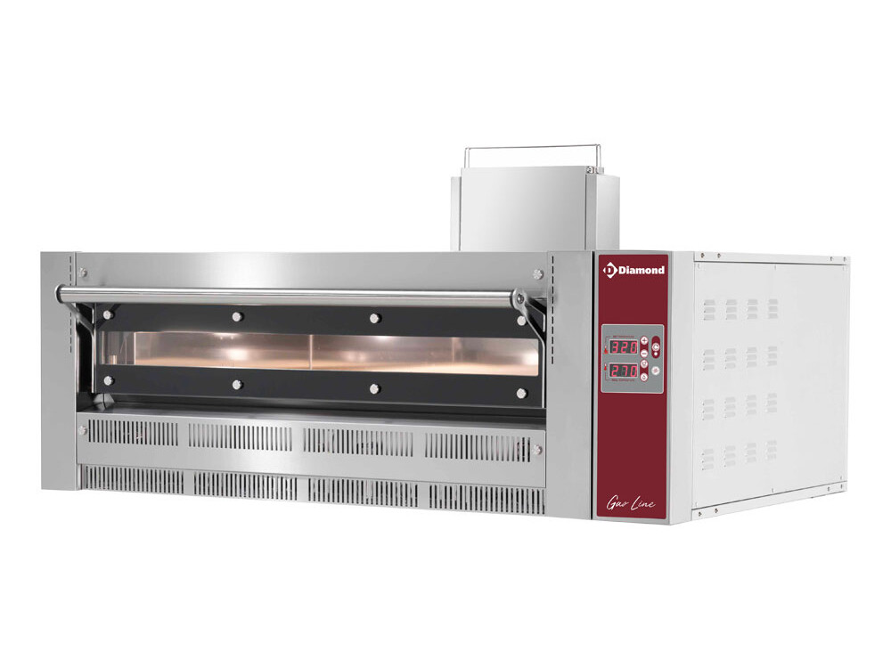 Four gaz,  6 pizzas Ø 350 mm - cuisine professionnel de qualité