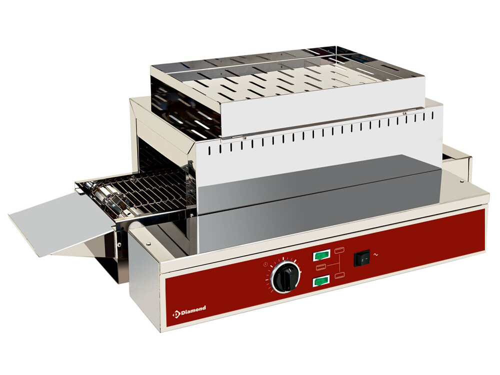 Grille pain électrique, automatique, bande 210 mm - cuisine professionnel de qualité