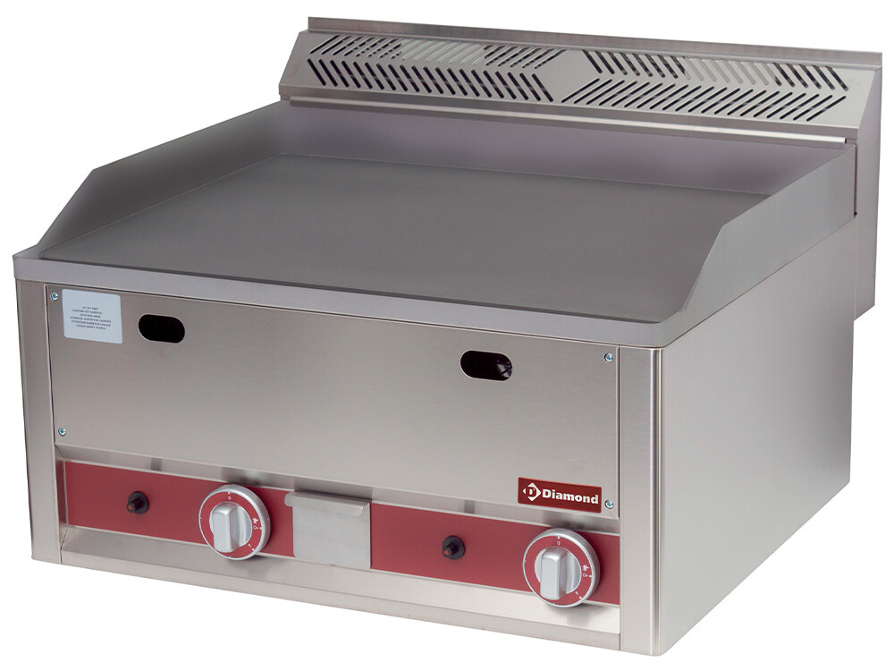 Double plaque de cuisson gaz,  lisse -Top- - restauration professionnel de qualité