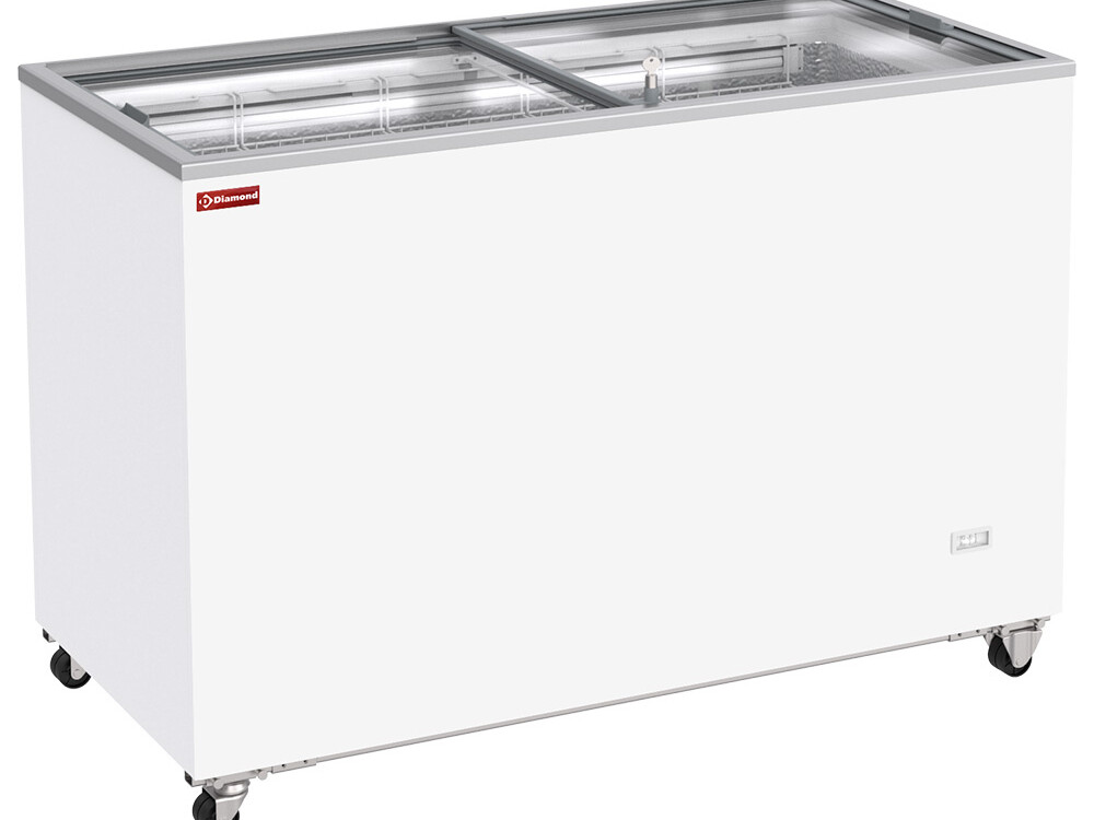 Conservateur bahut, 410 litres, couvercles coulissants ... - cuisine professionnel de qualité