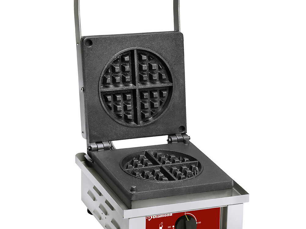 Gaufrier électrique pour 4 éventails gaufrés - restauration professionnel de qualité
