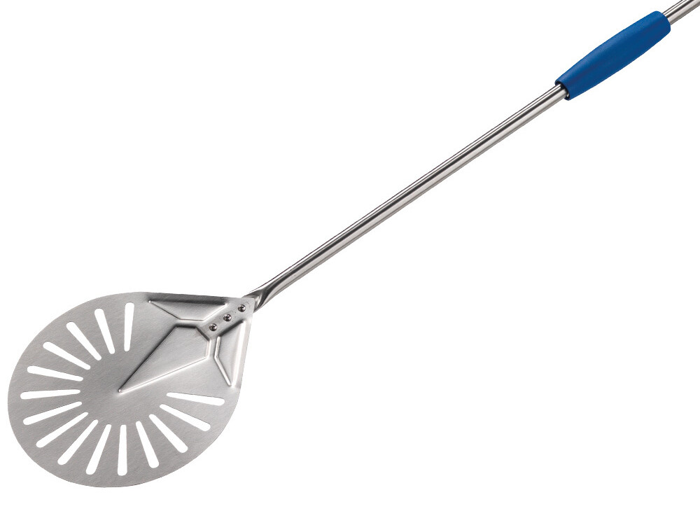 Petite pelle ronde en inox Ø 200 mm perforée - équipement professionnel de qualité