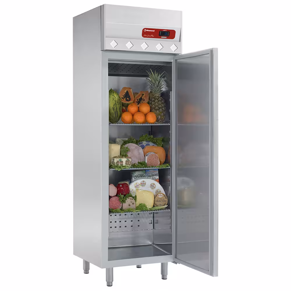 Armoire frigorifique ventilée,  400 litres,  1 porte - équipement professionnel de qualité