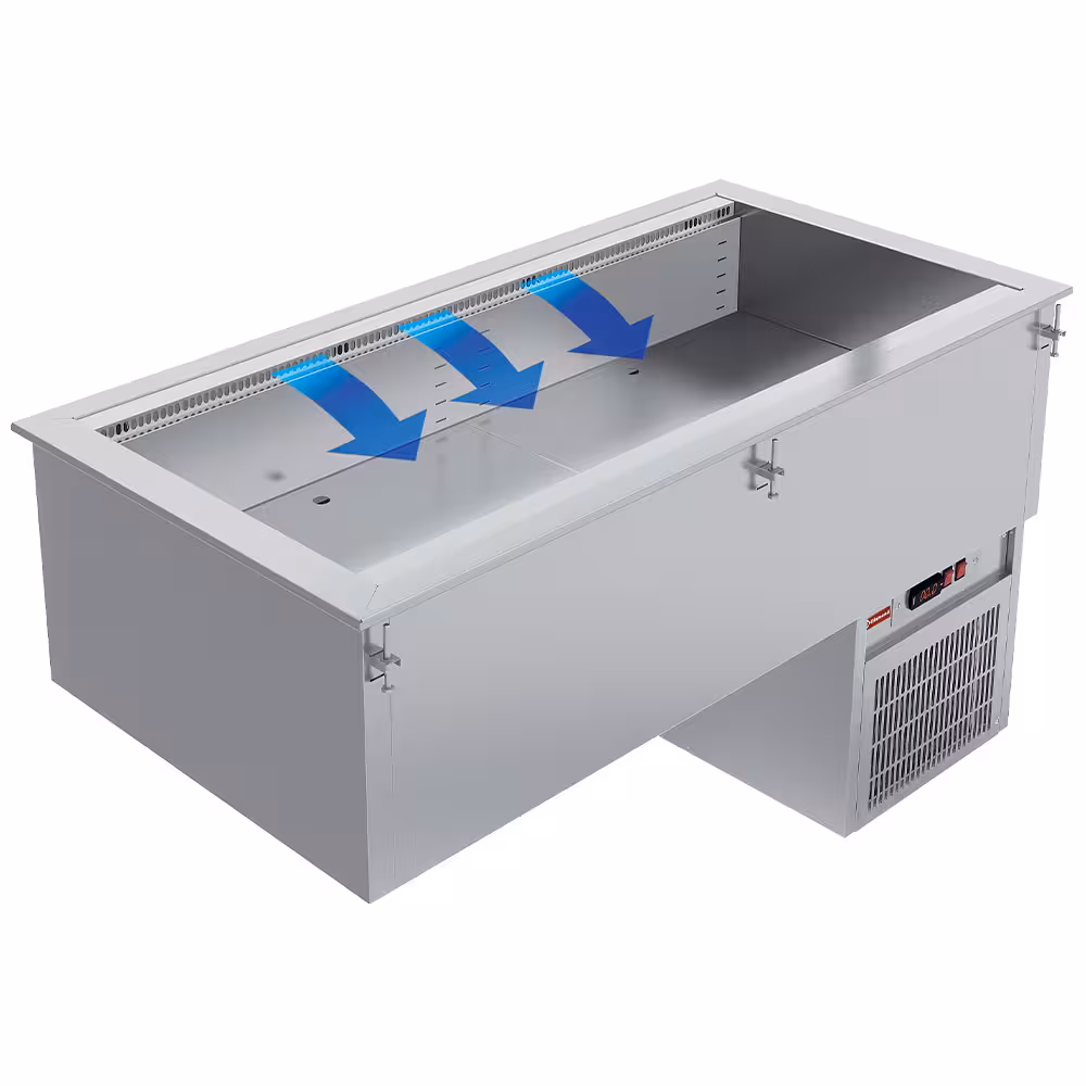 Elément cuve réfrigérée,  ventilée,  2x 1/1 - restauration professionnel de qualité