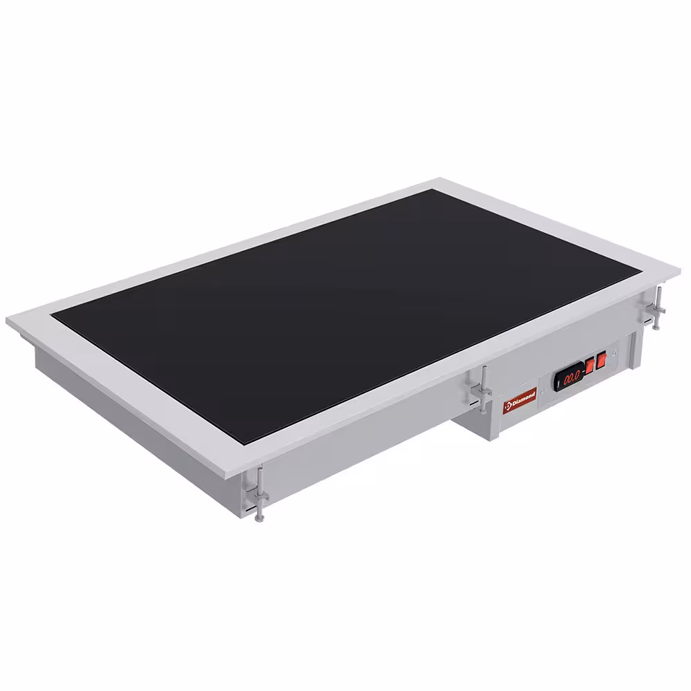 Elément vitrocéramique noire 5x 1/1 - cuisine professionnel de qualité