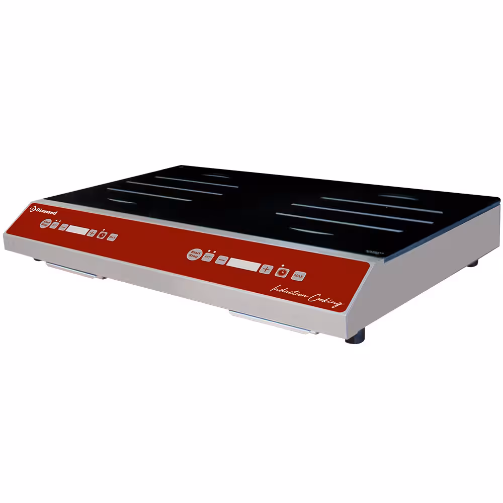 Plaque à induction 2 foyers (2x 1750 watt),  touches sen... - équipement professionnel de qualité
