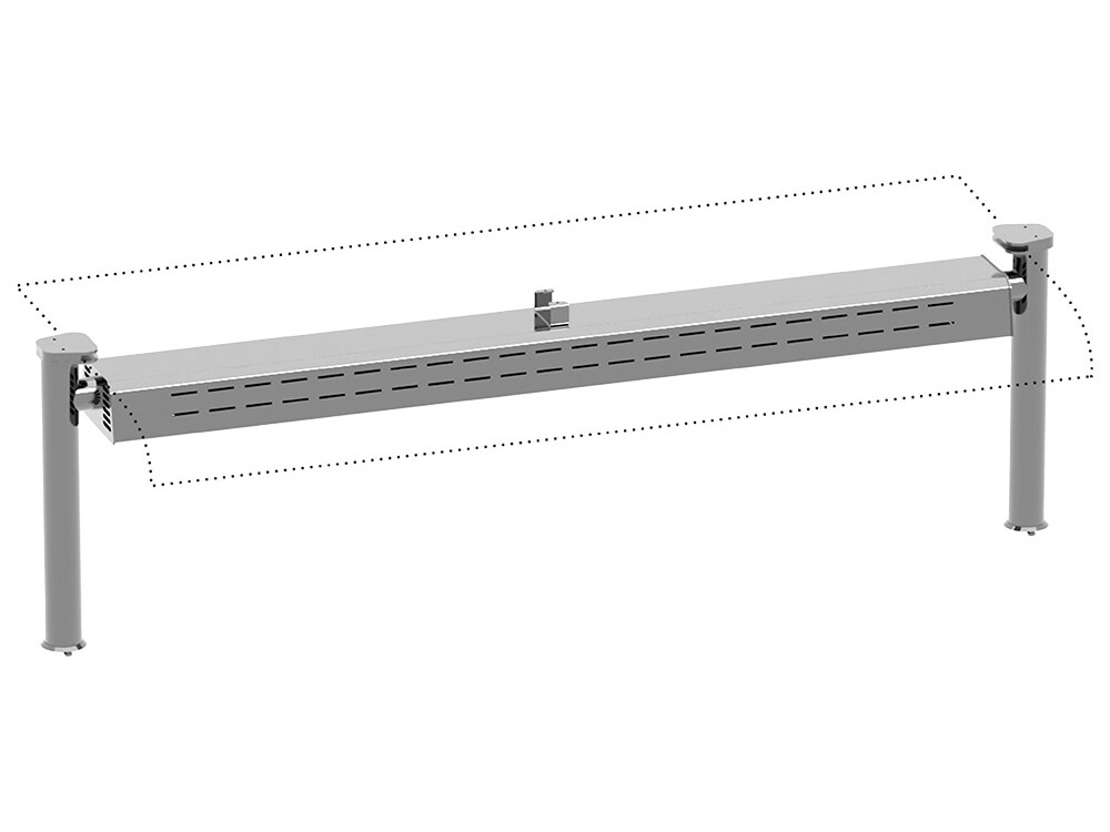 Supports avec rampe éclairage - cuisine professionnel de qualité