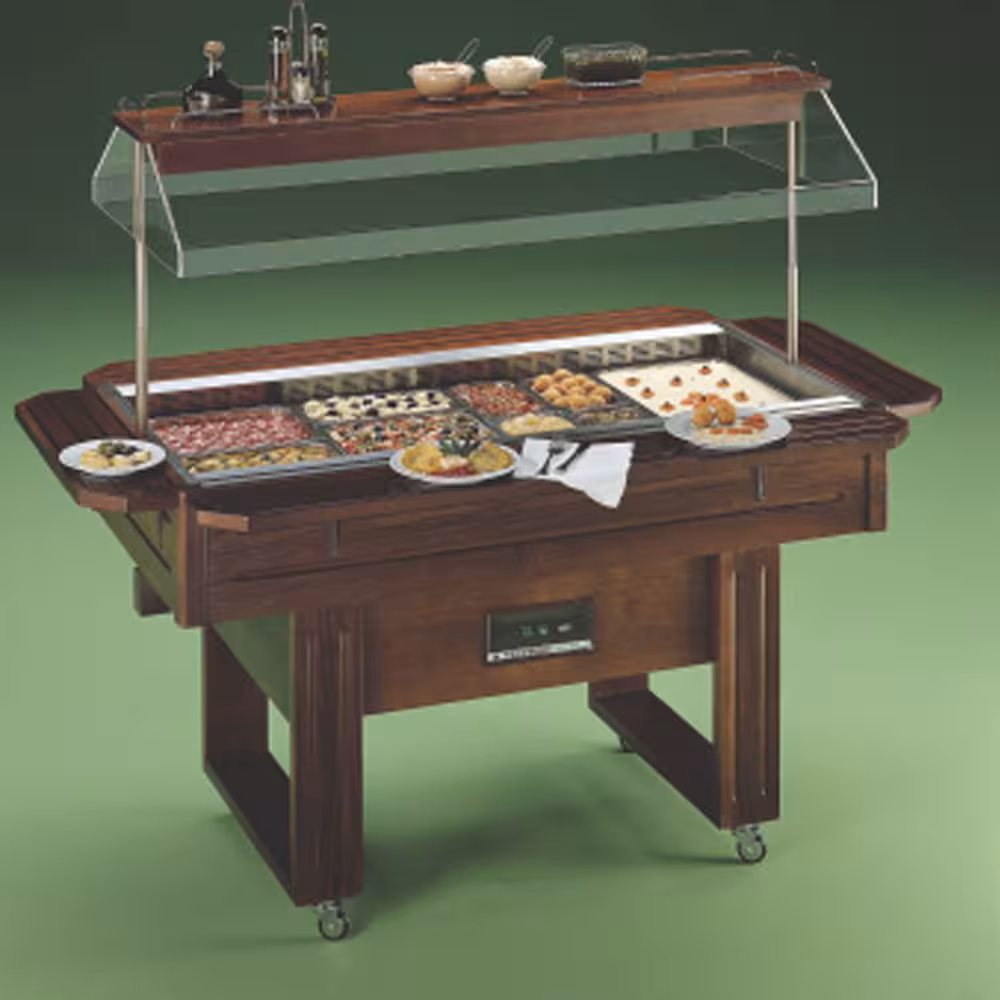 Buffet vitrocéramique capacité 4 1/1 - restauration professionnel de qualité