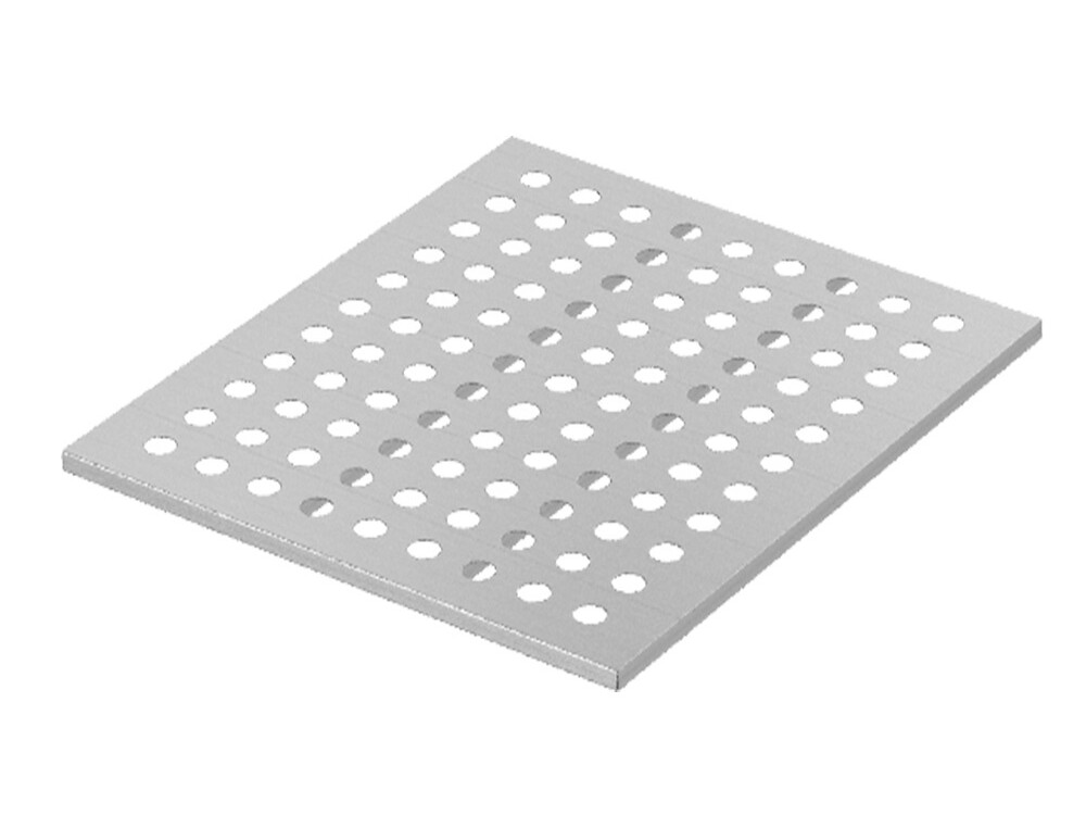 Etagère de fond inox pour compartiment avec porte - professionnel professionnel de qualité