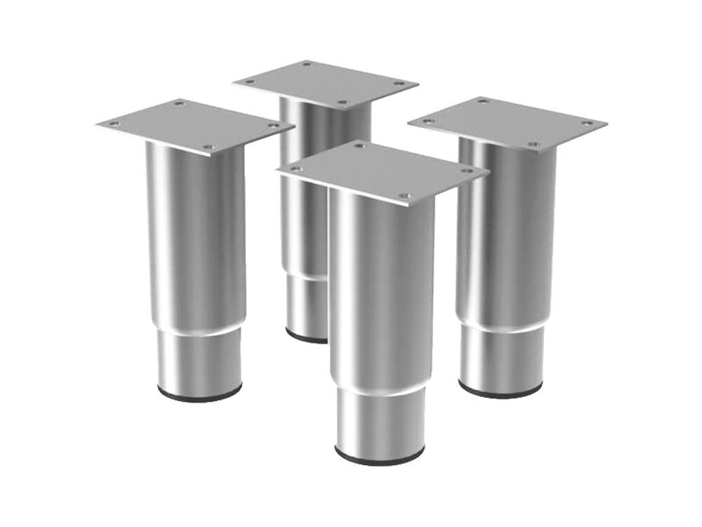 Kit de 4 Pieds inox réglable (h.125mm) - cuisine professionnel de qualité