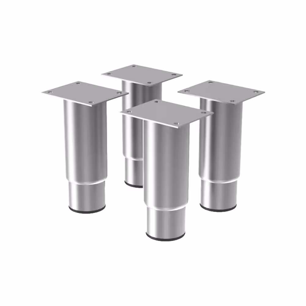 Kit de 4 Pieds inox réglable (h.125mm) - cuisine professionnel de qualité