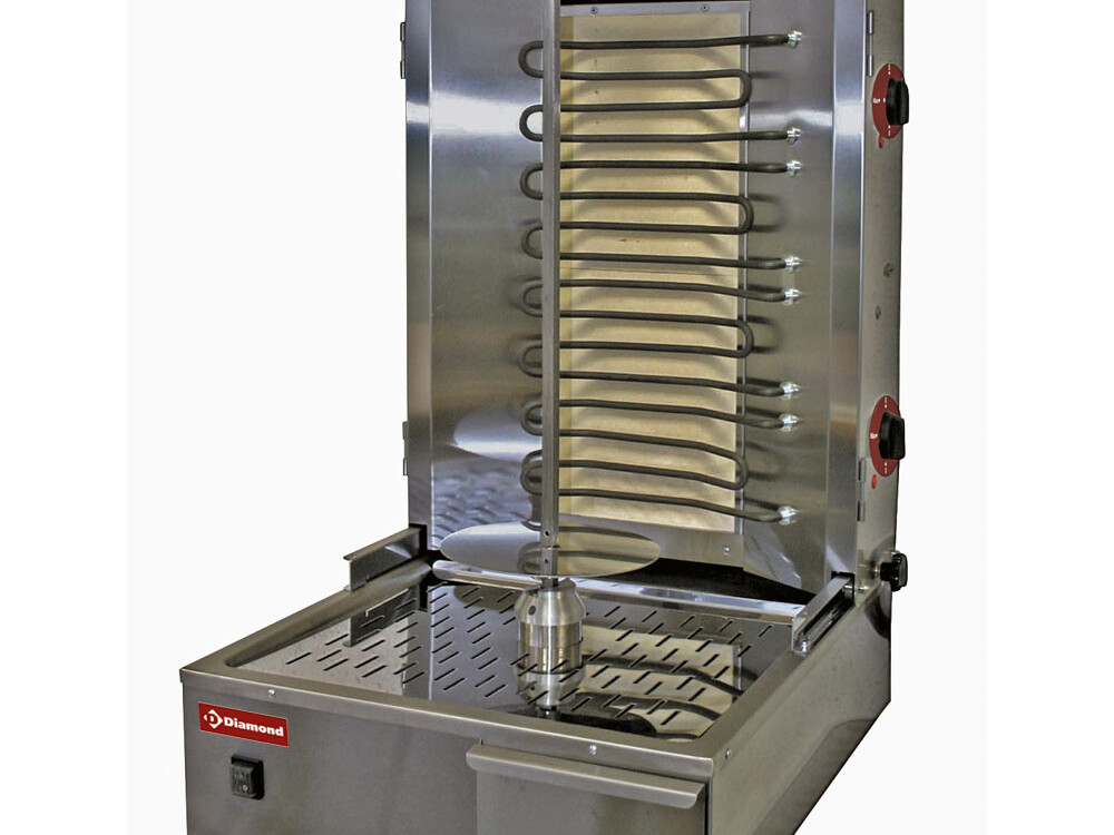 Gyros grill électrique 35 kg - équipement professionnel de qualité