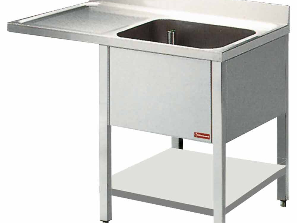Plonge 1 cuve et 1 égouttoir - équipement professionnel de qualité