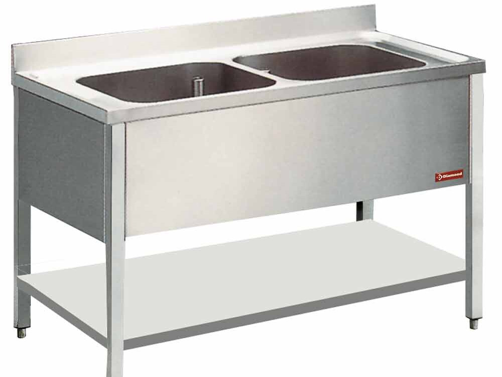 Plonge 2 cuves - professionnel professionnel de qualité