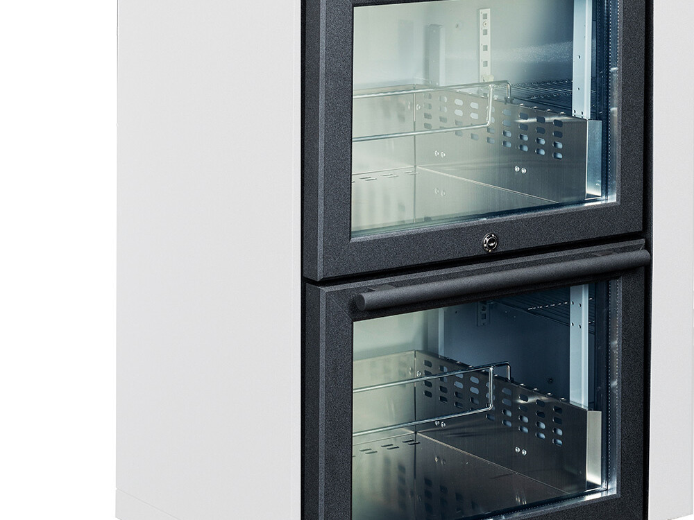 Kit bloc tiroirs vitrés (1/2 + 1/2) x … - restauration professionnel de qualité