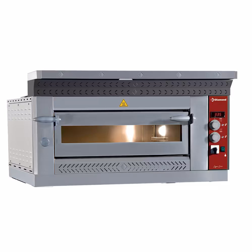 Four électrique à pizzas,  6 pizzas Ø 350 mm - cuisine professionnel de qualité