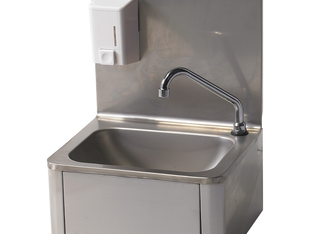 Lave-mains mural avec distributeur de savon 500 ml - professionnel professionnel de qualité