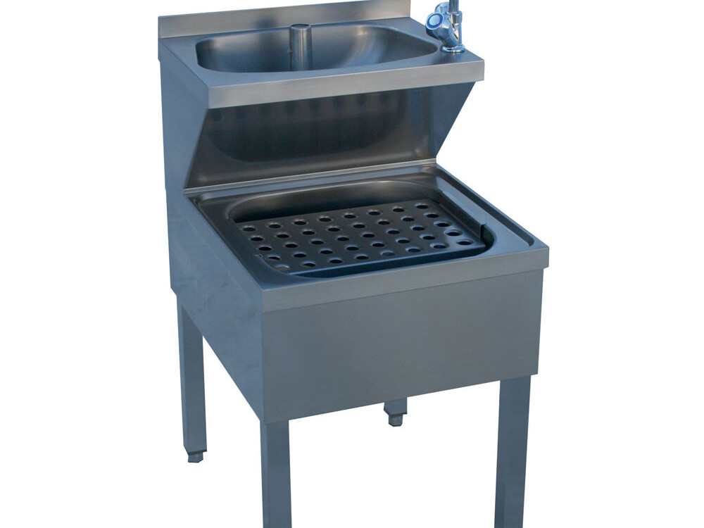 Lave-mains combiné sur piètement - professionnel professionnel de qualité