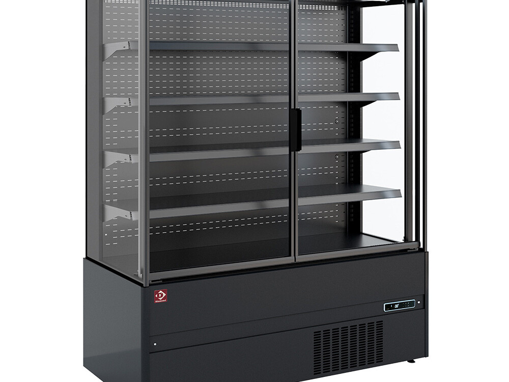 Meuble mural réfrigéré,  libre-service,  portes battan... - cuisine professionnel de qualité