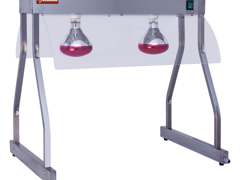 Pont chauffant,  lampes infrarouges (2x 250 W) - équipement professionnel de qualité