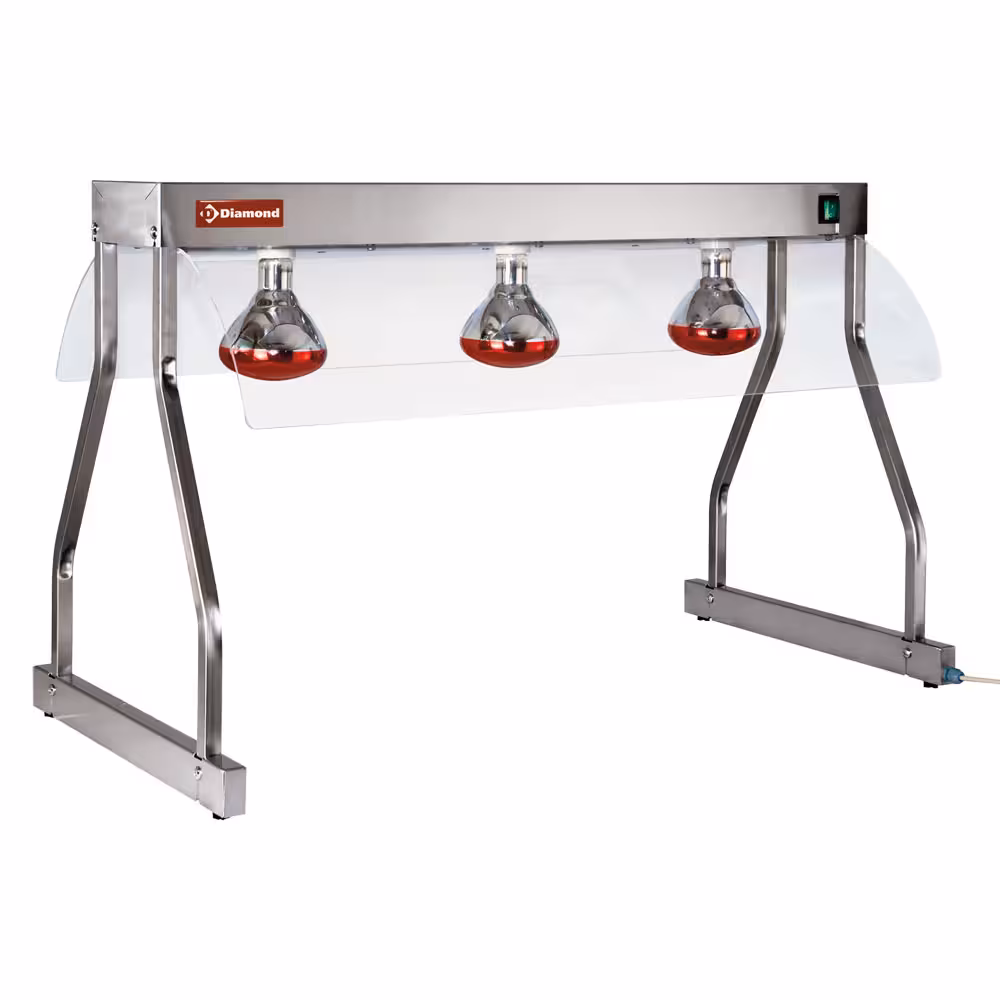 Pont chauffant,  lampes infrarouges (3x 250 W) - restauration professionnel de qualité
