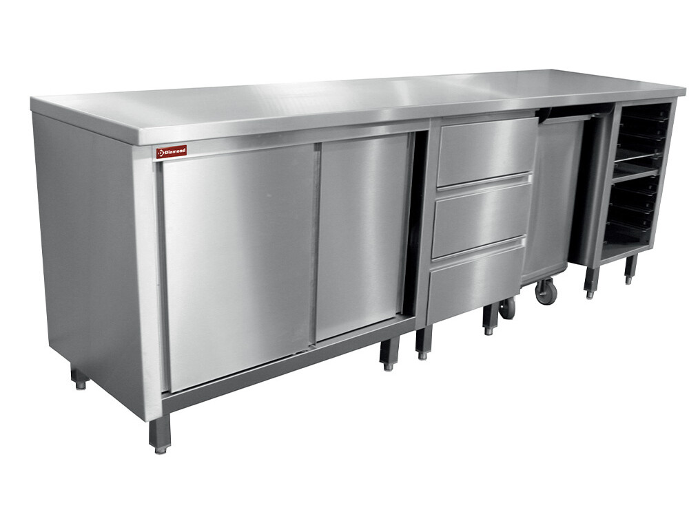 Meuble pâtisserie 2000 composé -3T/05 + -/05 + -/10 + -/20 - restauration professionnel de qualité