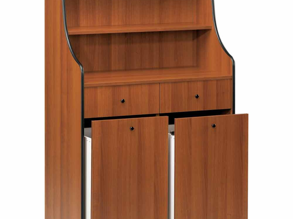 Meuble de service,  2 tiroirs,  2 trémies,  