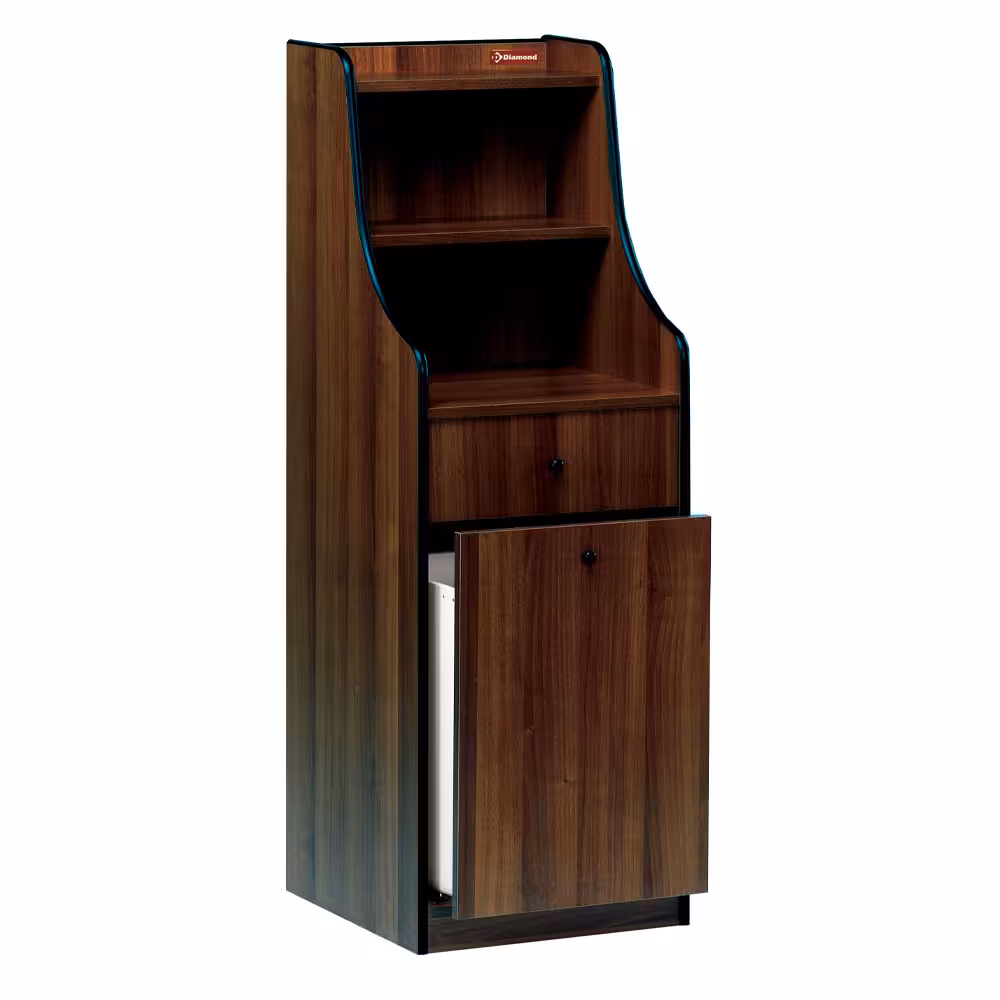 Meuble de service, 1 tiroir, 1 trémie, "Wengé" - professionnel professionnel de qualité