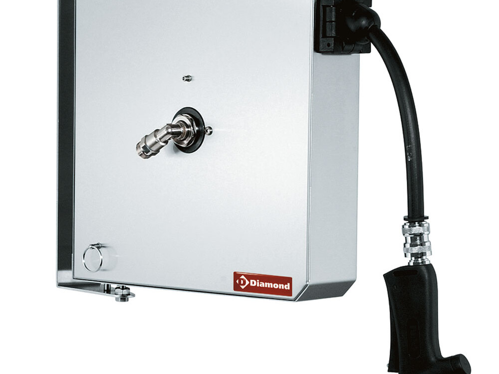 Poste de nettoyage, enrouleur automatique 6m. - cuisine professionnel de qualité