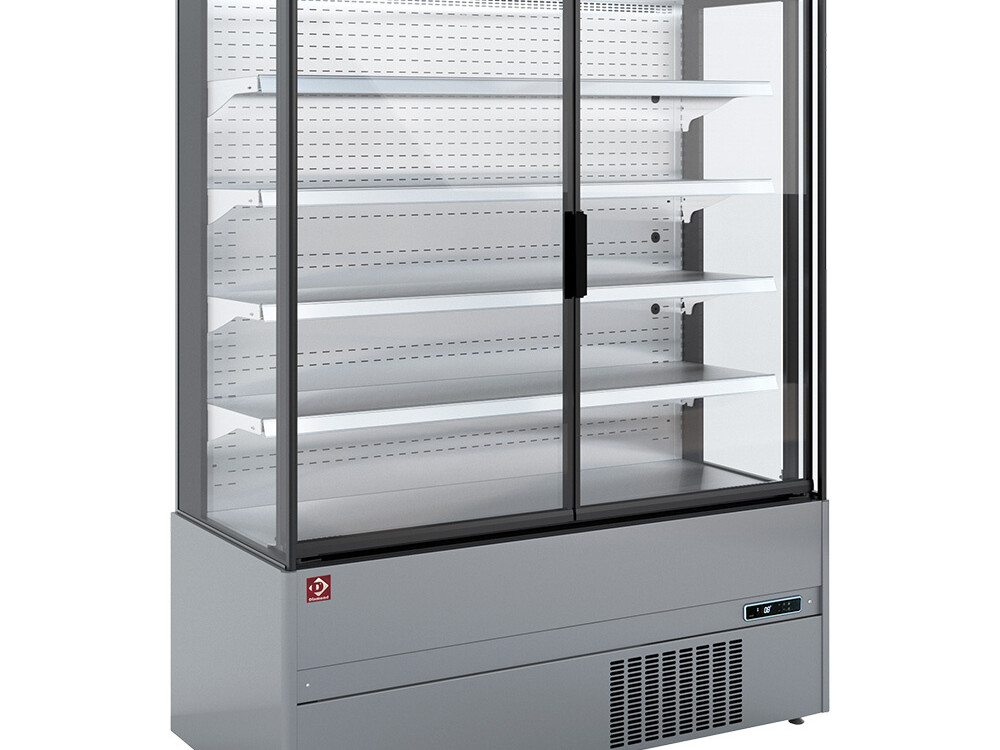 Meuble mural réfrigéré, libre-service, portes battan... - équipement professionnel de qualité