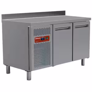 Table frigorifique,  ventilée,  2 portes 1/1 (260 Lit.) - équipement professionnel de qualité