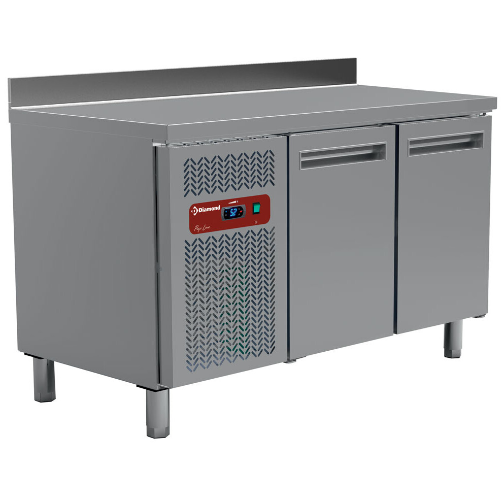 Table frigorifique,  ventilée,  2 portes 1/1 (260 Lit.) - équipement professionnel de qualité