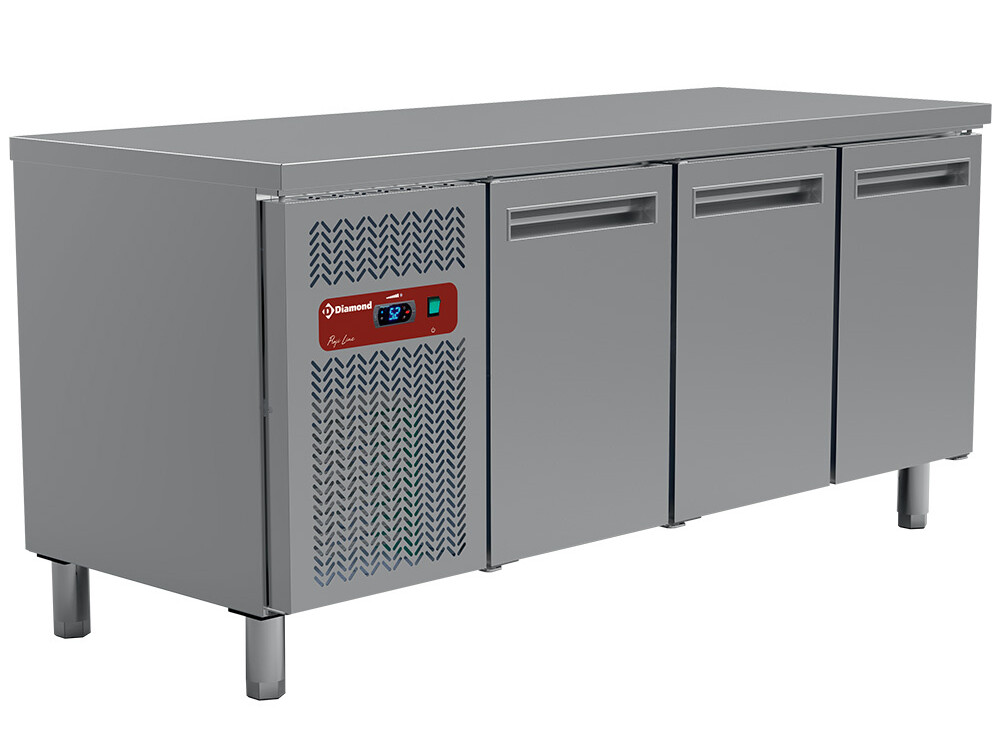 Table frigorifique, ventilée, 3 portes 1/1(405 Lit.) - restauration professionnel de qualité