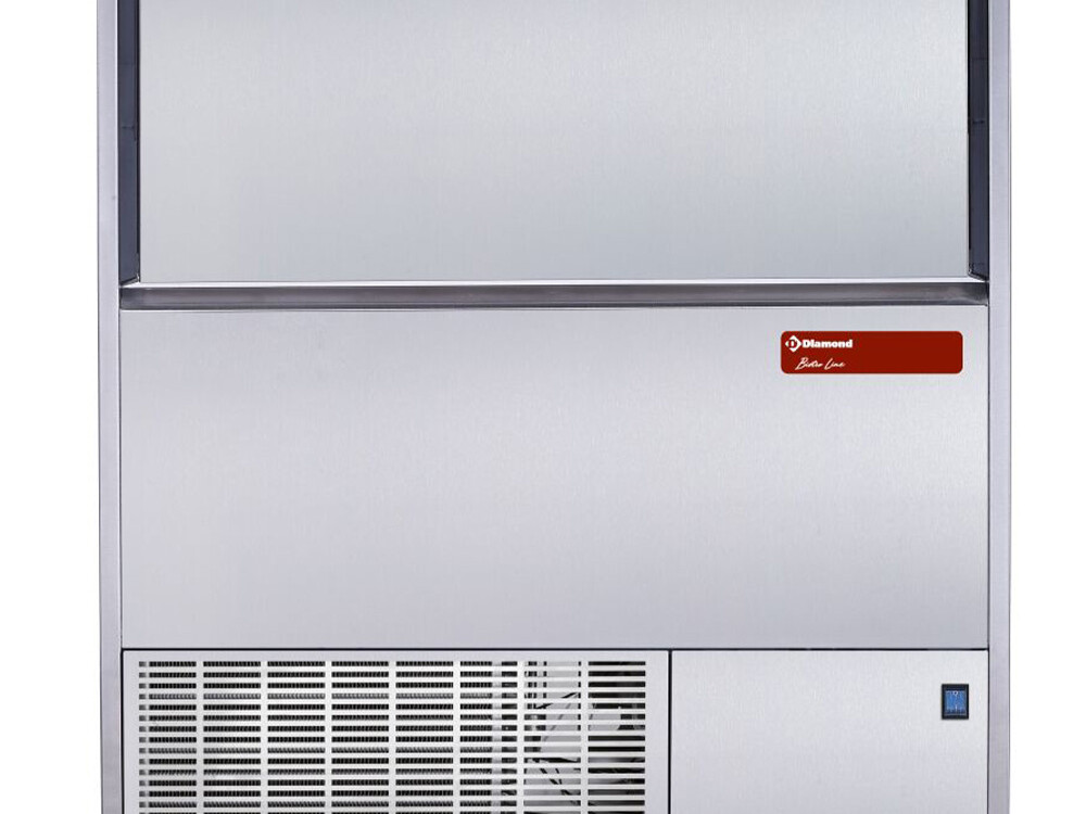 Machine à glaçons creux 122 kg avec réserve 50 kg - cuisine professionnel de qualité