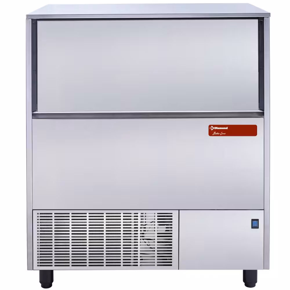 Machine à glaçons creux 122 kg avec réserve 50 kg - cuisine professionnel de qualité