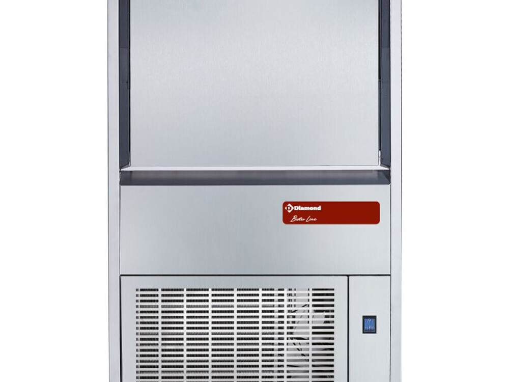 Machine à glaçons creux 48 kg avec réserve 25kg - professionnel professionnel de qualité