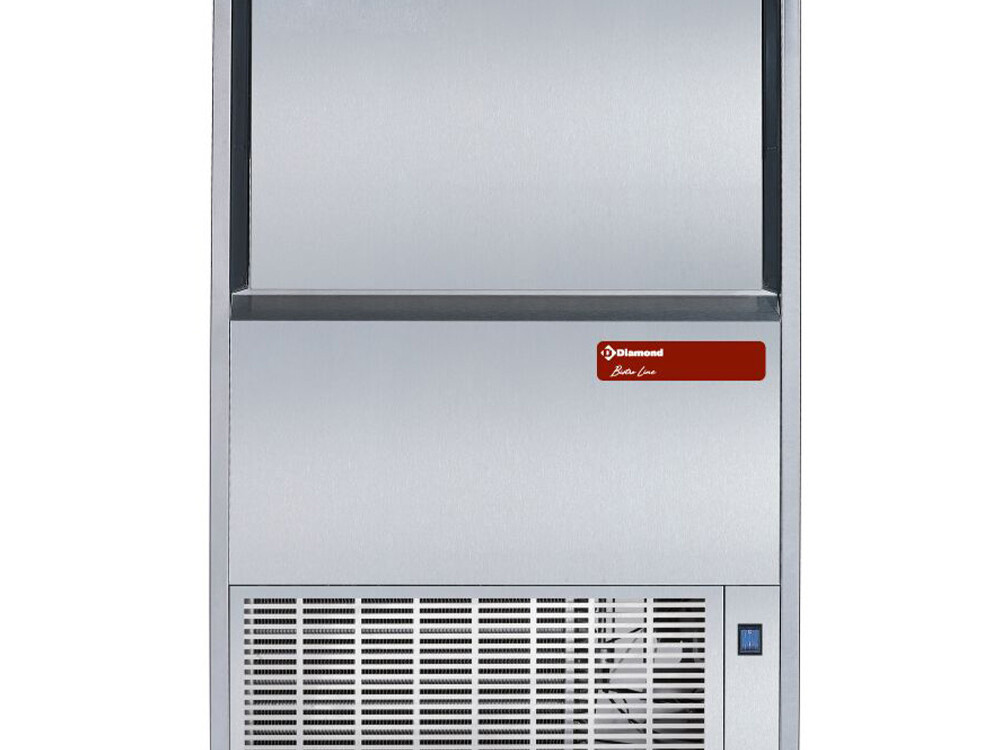 Machine à glaçons creux 55 kg avec réserve 30 kg - cuisine professionnel de qualité