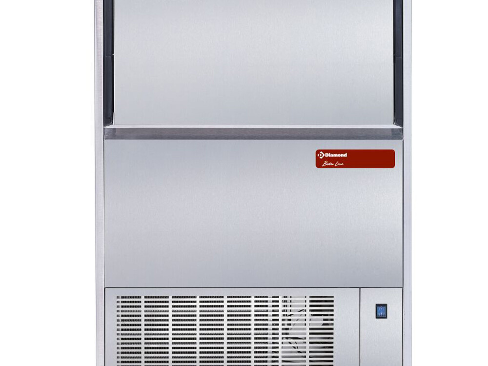 Machine à glaçons creux 75 kg avec réserve 37 kg - professionnel professionnel de qualité