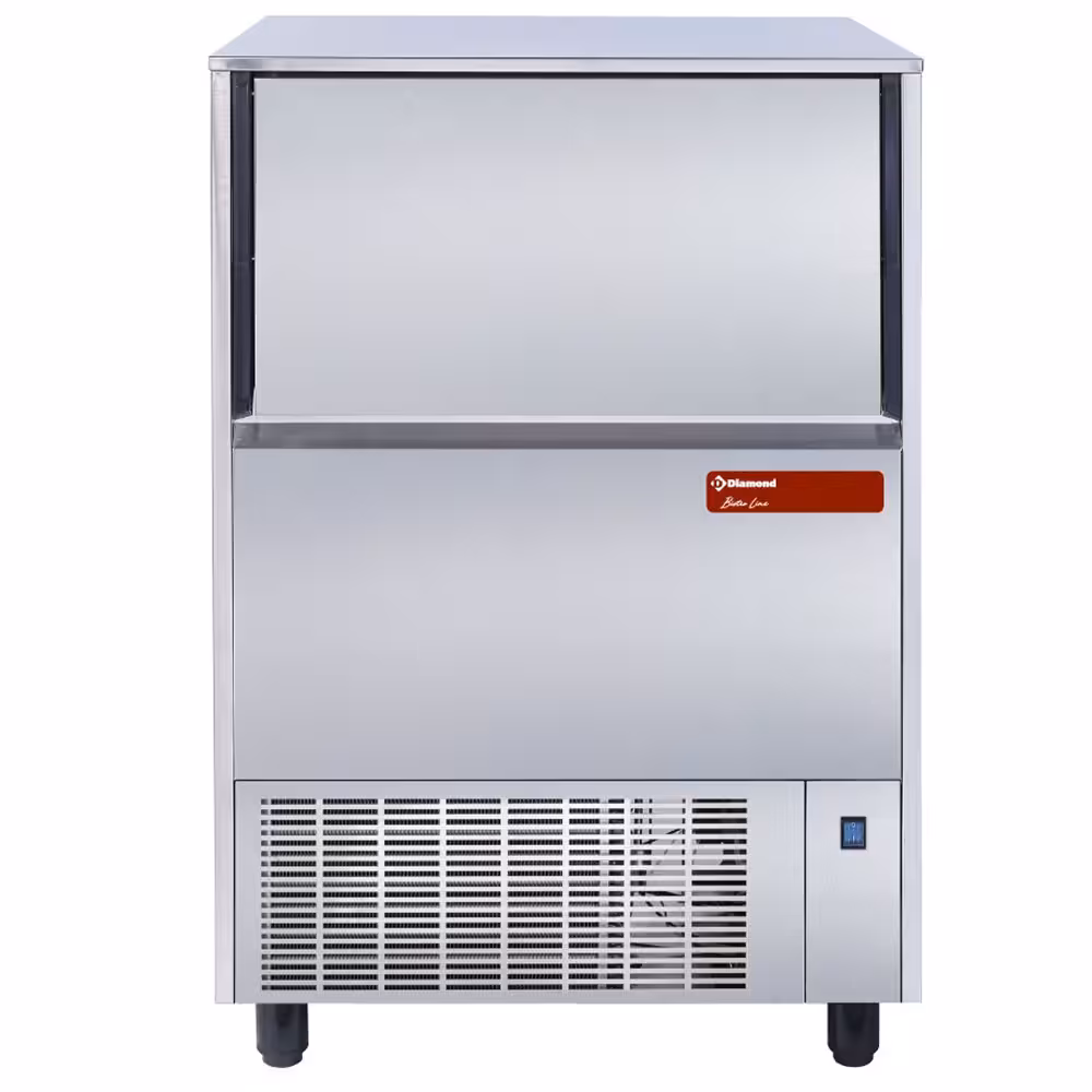 Machine à glaçons creux 75 kg avec réserve 37 kg - professionnel professionnel de qualité
