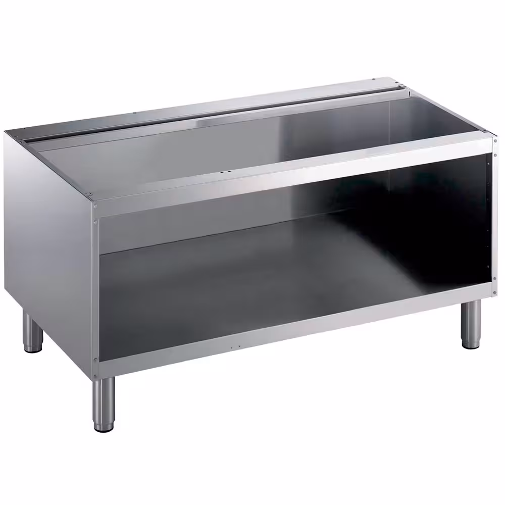 Soubassement ouvert,  1200 mm,  inox 304 - cuisine professionnel de qualité