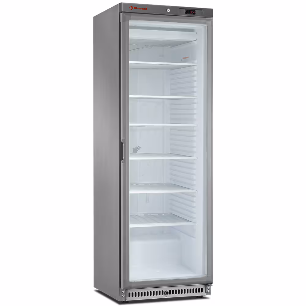 Armoire congélateur statique,  vitrée,  400 litres. aci... - équipement professionnel de qualité
