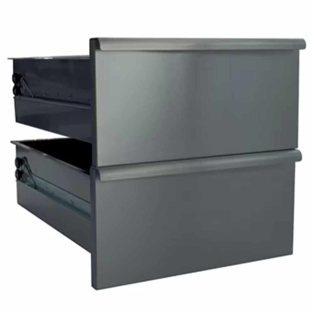 2 tiroirs pour soubassement N65/BA4-N - professionnel professionnel de qualité